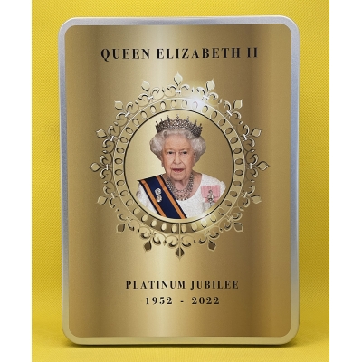 Koekblik Platinum Jubilee Queen Elizabeth II